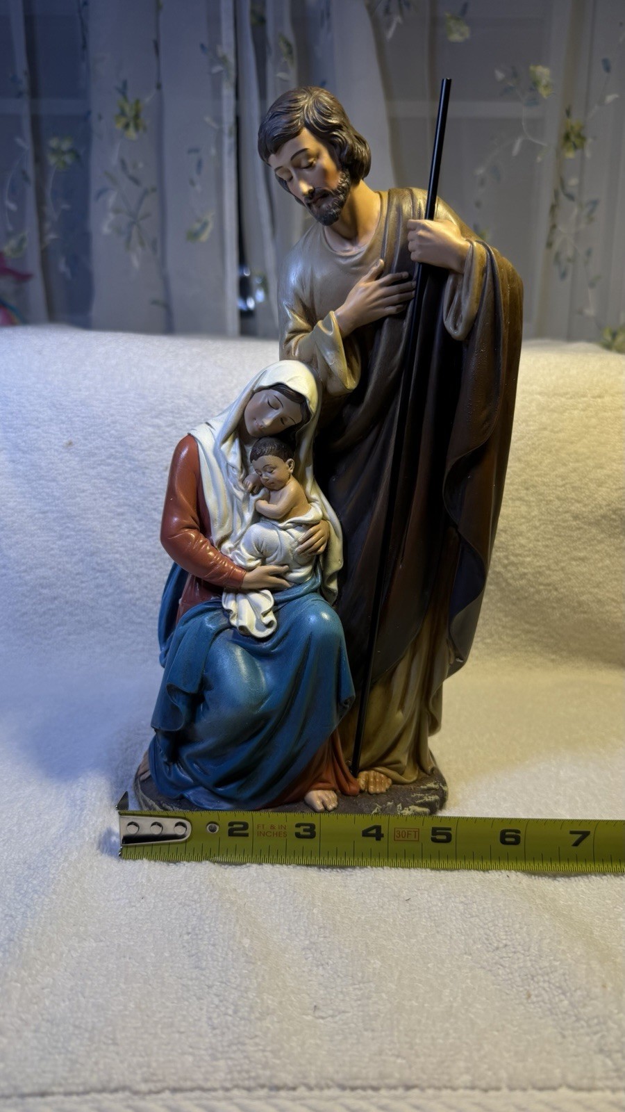 BC Catholic Holy Family Statue, Nativity Scene Indoor, Religious Gift, Christ…