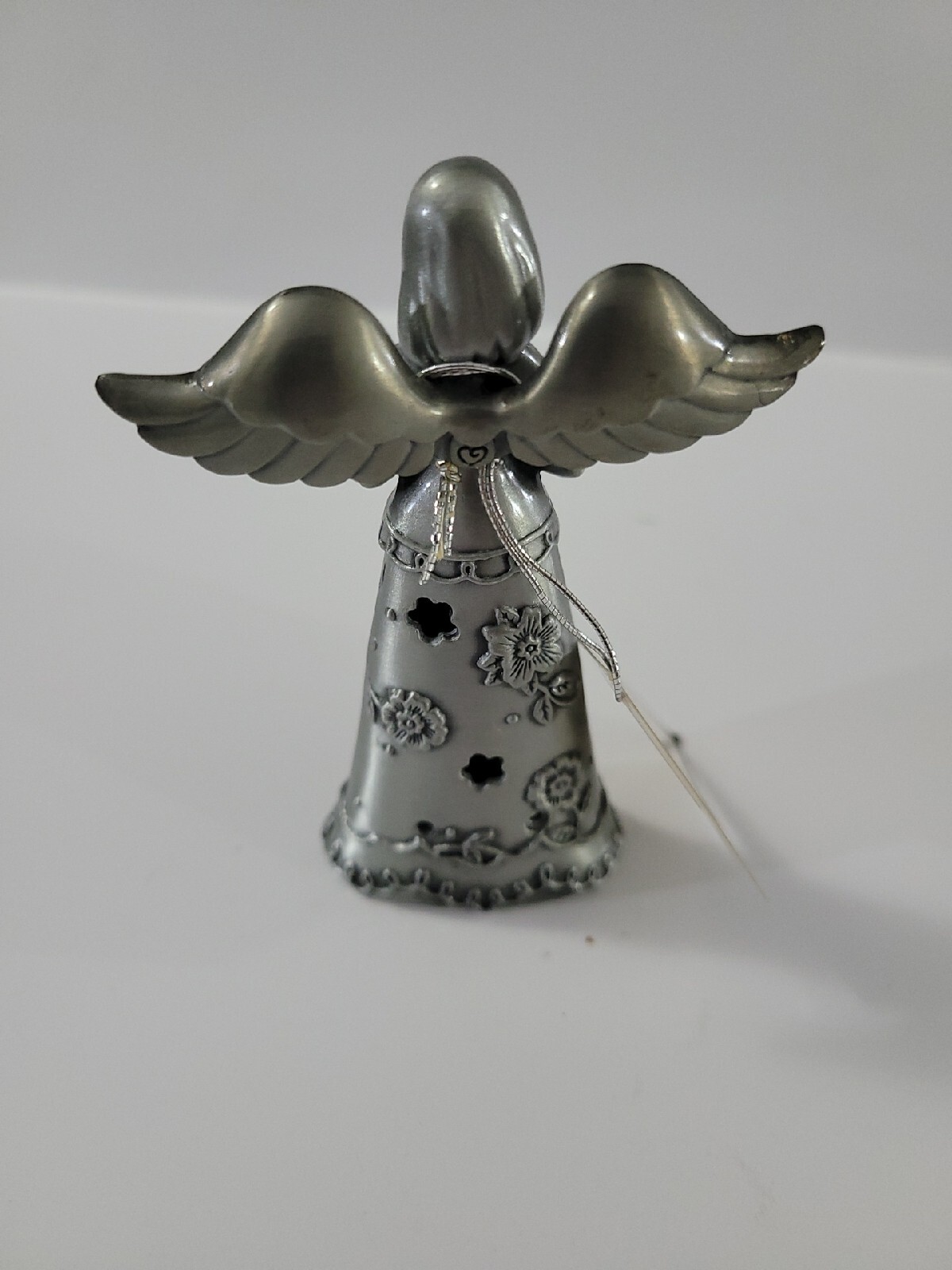 Ganz Silver Faithful Angel of Hope Zinc Figurine 3.6 Inch