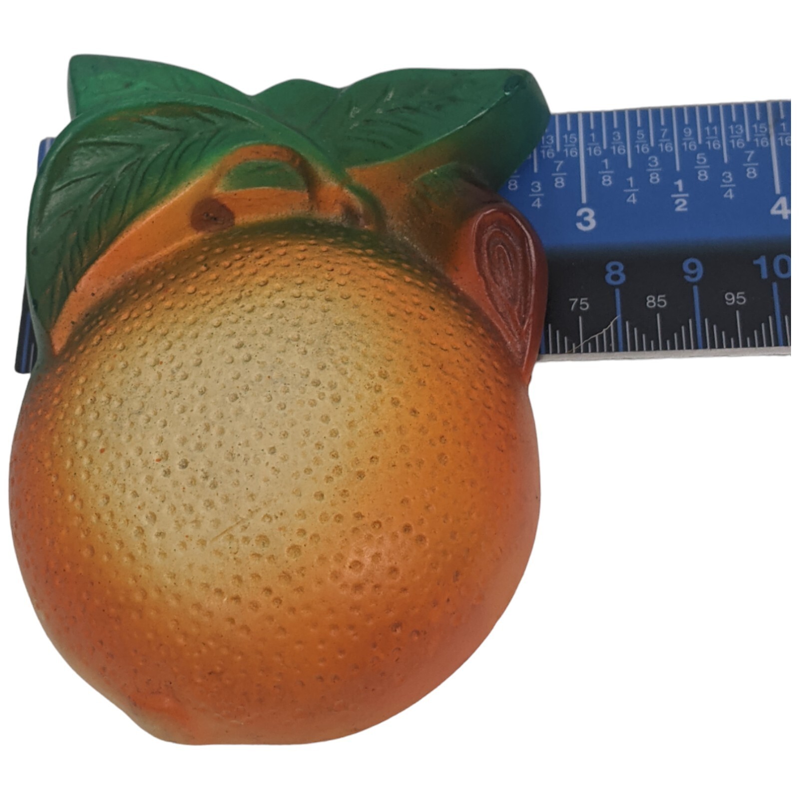 Chalkware Fruit Wall Hanging Plaque Decor Plaster Granny Core Vtg 4 piece Set