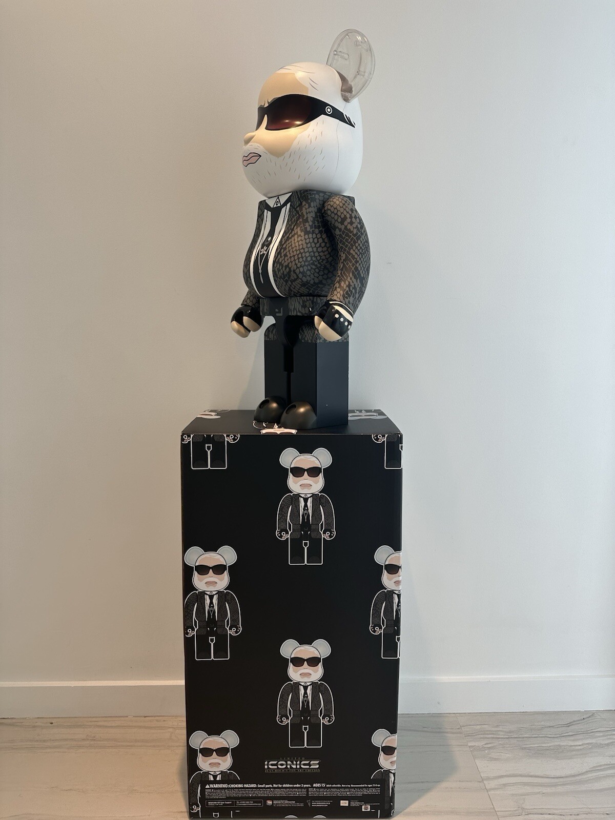Bearbrick The Kaiser – Karl Lagerfeld 1000% – Medicom – Original Limited Edition