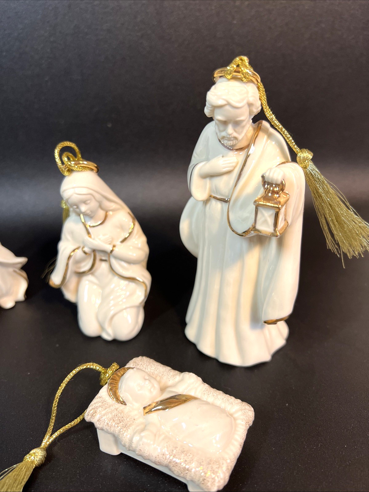 Lenox HOLY FAMILY NATIVITY And Three Wise Men Ornament Figurine Set