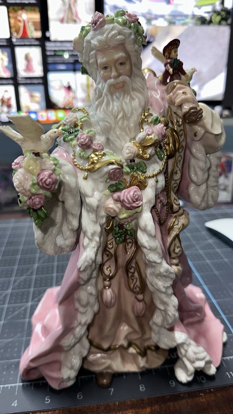 Franklin Mint vintage Father Christmas limited EditionNO.2114 by Alejandro Lemus