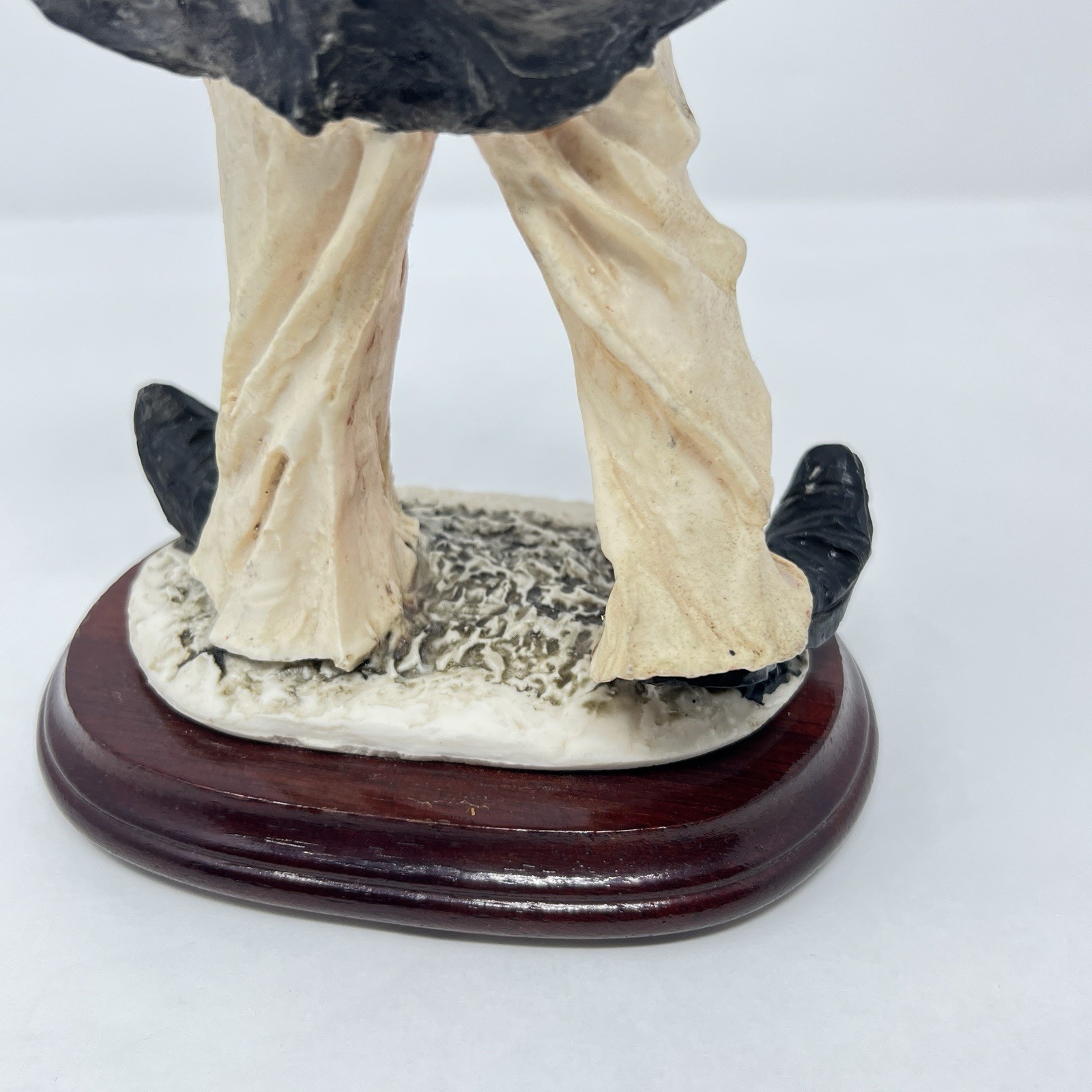 Vintage Pucci Or R. Ferolanza Style Hobo Clown Figurine Playing Saxophone 11.5”