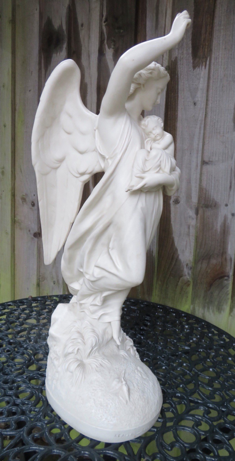 AMAZING Copeland 22.5 “ Parian “ The Reaper “And The Flowers”🌹 🌹 circa 1875