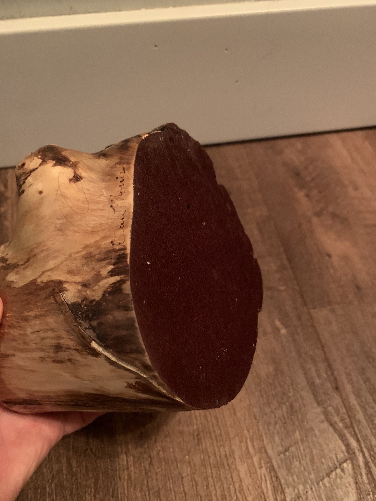 Strange, Unique Carved Wood Tchotchke With Two Small Functional Drawers