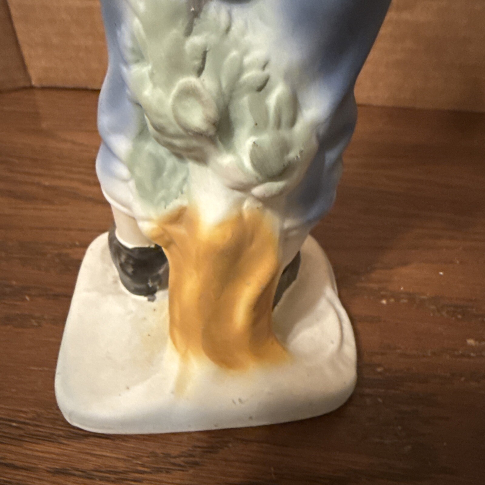 ARPO Made in Romania Boy Bisque Biscuit Porcelain Hand-Painted Vintage Figurine