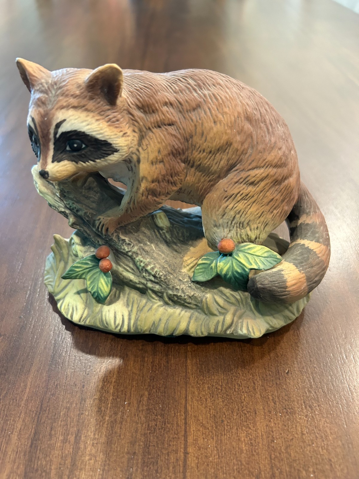 Masterpiece by Homco Porcelain Raccoon Figurine 1247