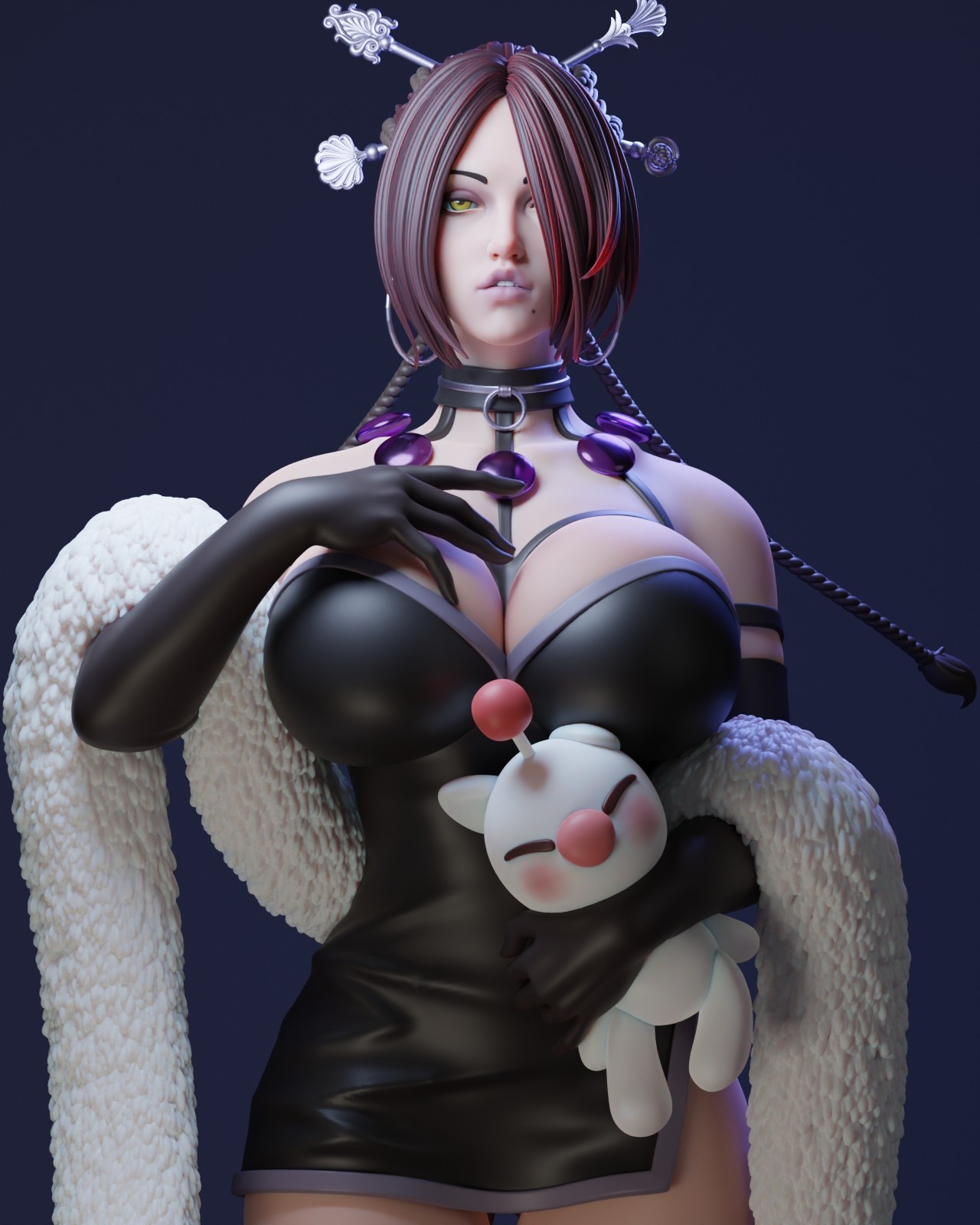 ES Monster Final Fantasy SFW / NSFW Resin 1:24-1:4 Unassembled Model Kit