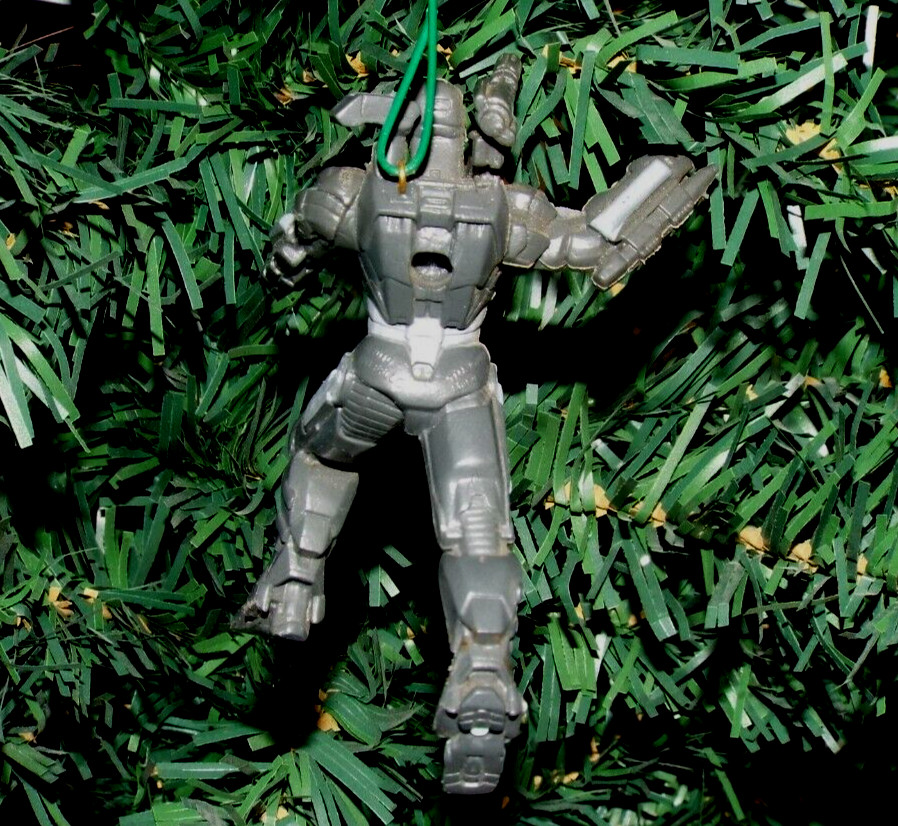 MARVEL MCU IRON MAN CUSTOM WAR MACHINE 3″ FIGURE CHRISTMAS ORNAMENT
