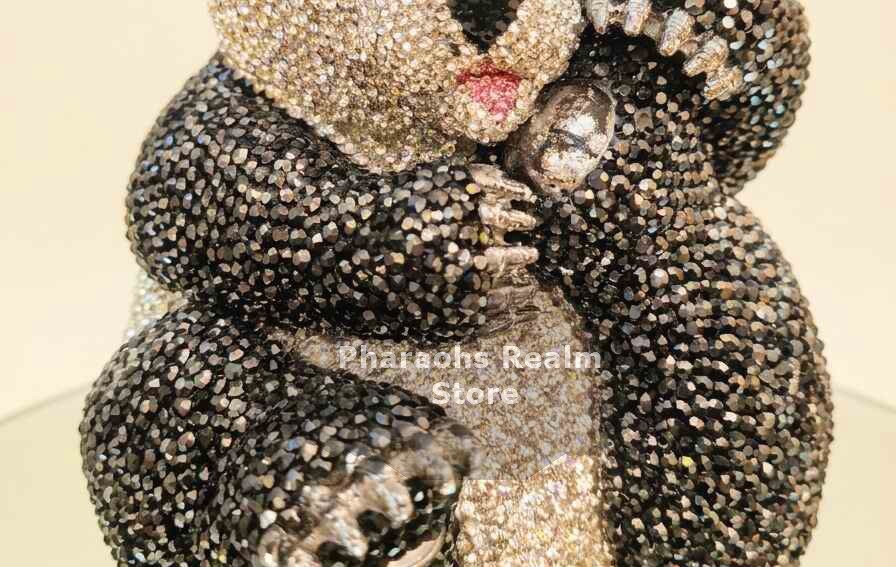 Asfour Crystal PAnda Bear Figurine- Sparkling Crystal Beads Decor