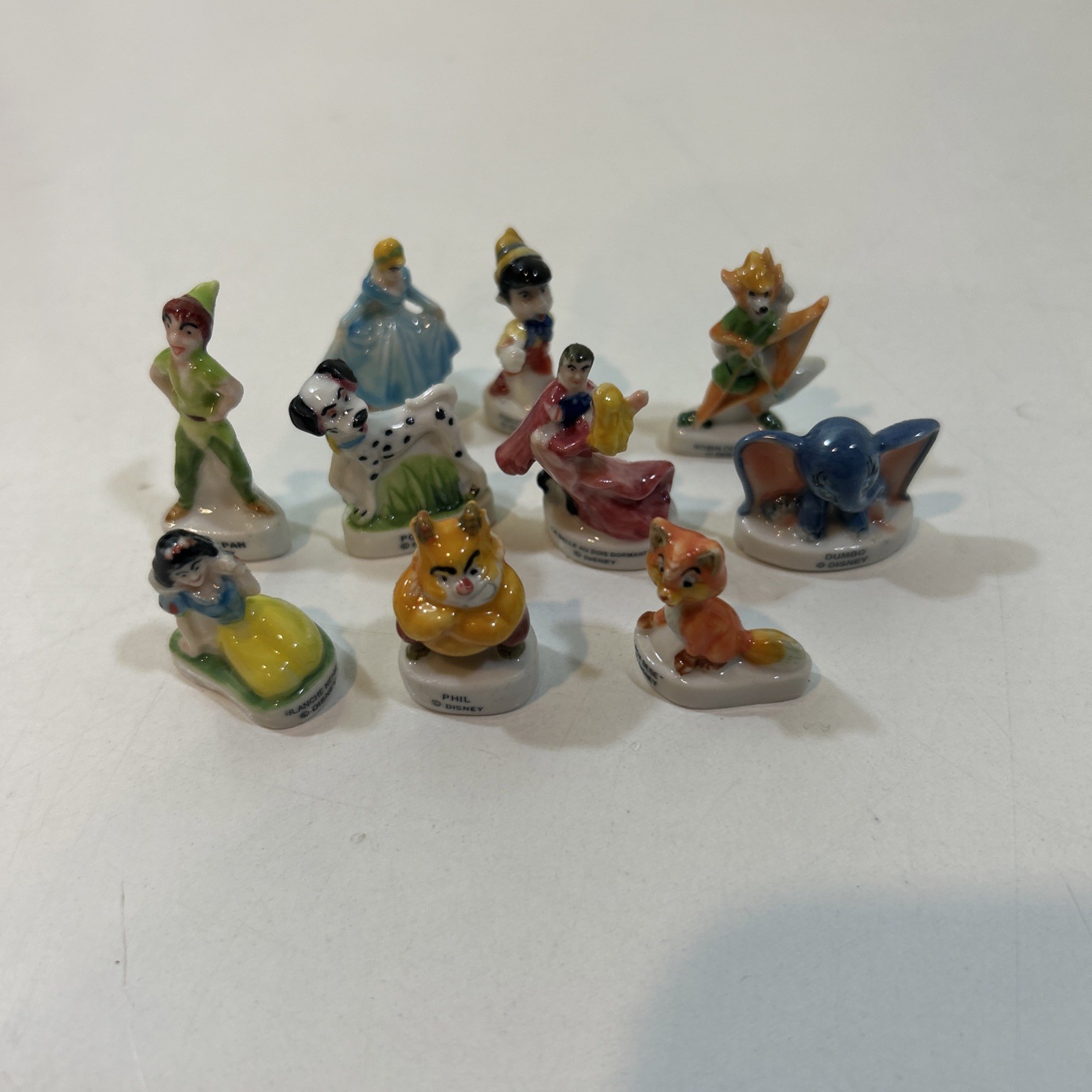 Lot Of 10 FEVES Mixed Disney Figurines