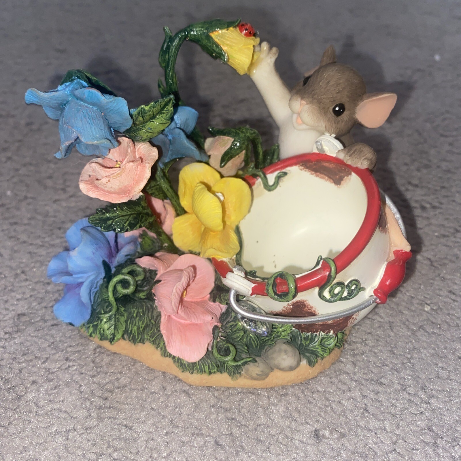 Charming Tails “Hi Sweet Pea” 3.50”x3.0” ~ VGC ~