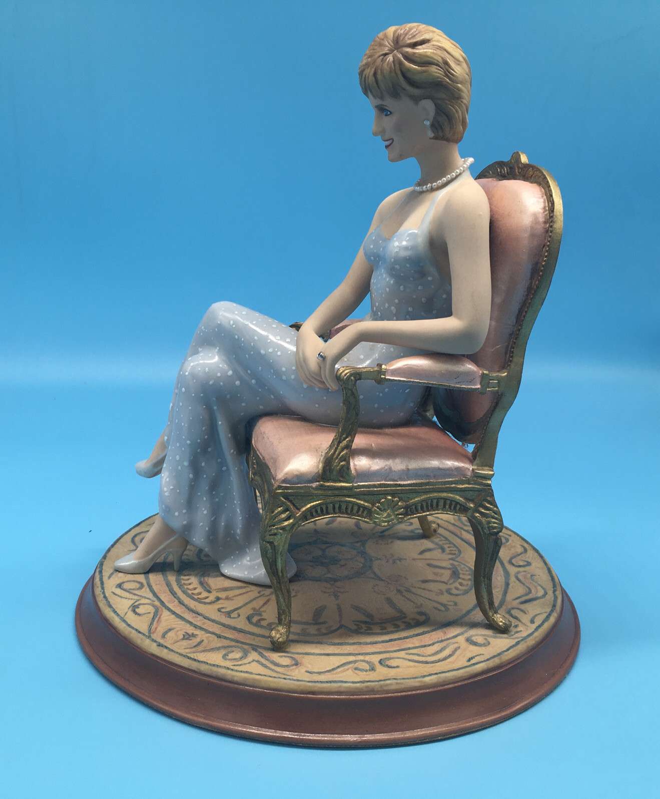 FRANKLIN MINT “FOREVER DIANA” PORCELAIN FIGURINE BY EMILY KAUFMAN