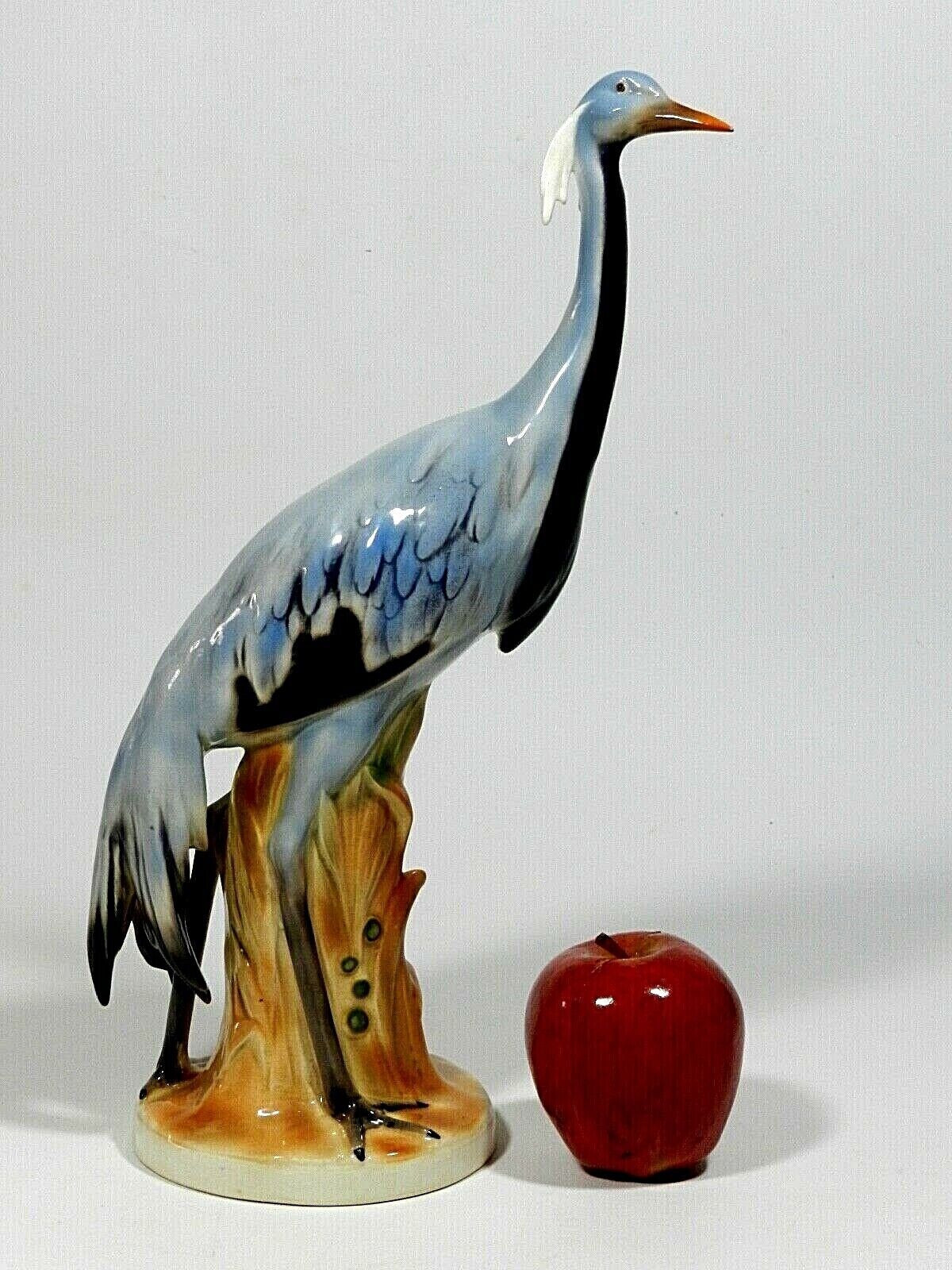 Germany Karl Ens Style Sitzendorf Dresden Porcelain Heron