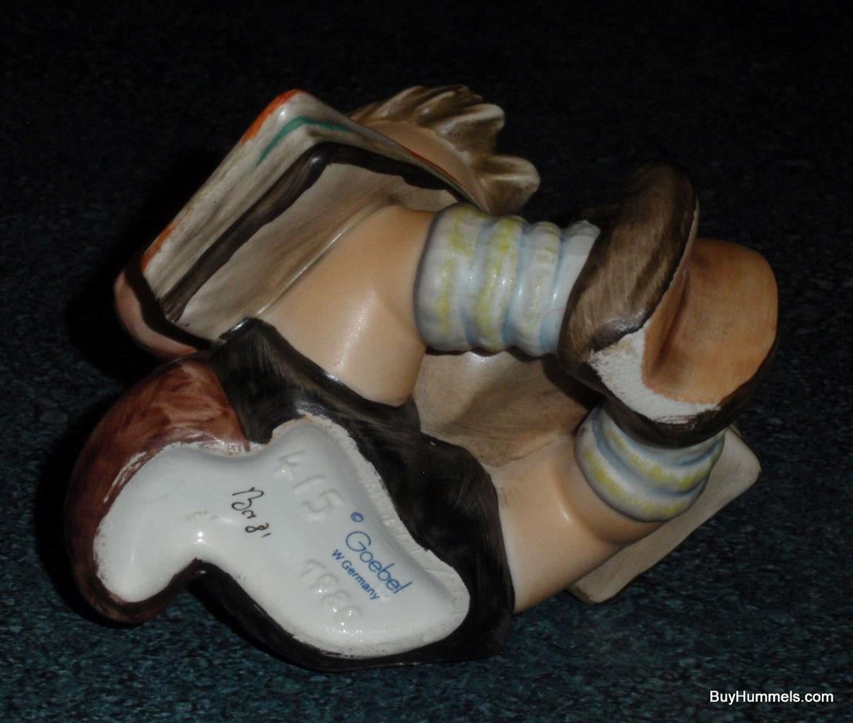 “Thoughtful” Goebel Hummel Figurine #415 – Little Boy Reading A Book CUTE GIFT!