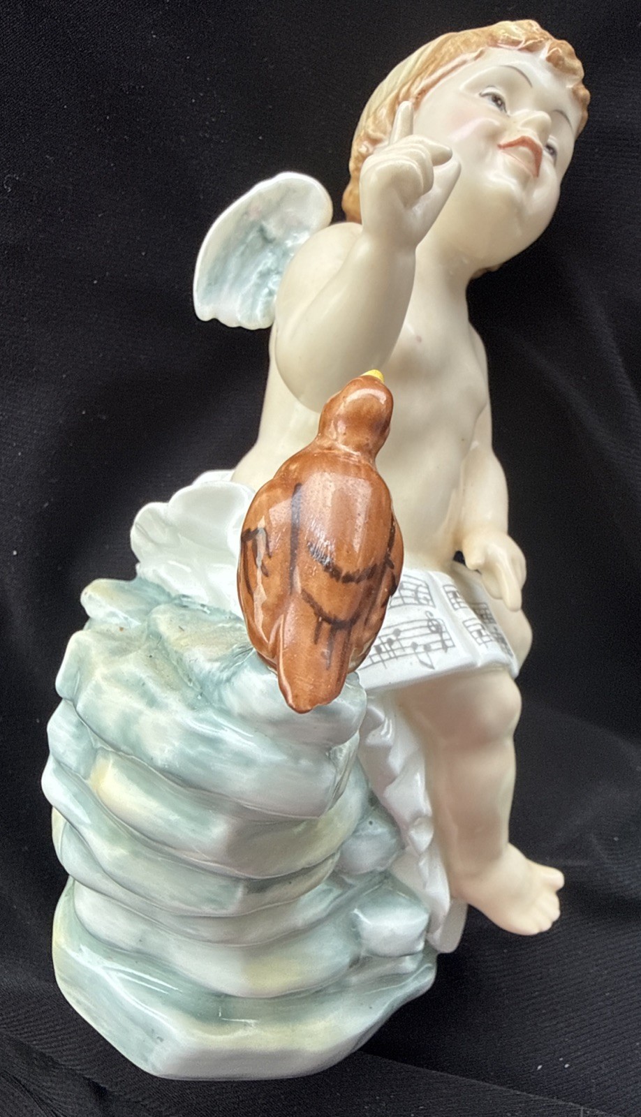 Doulton International 1983, Cherubs of the Arts Figurine, SONG Angel Sheet Music