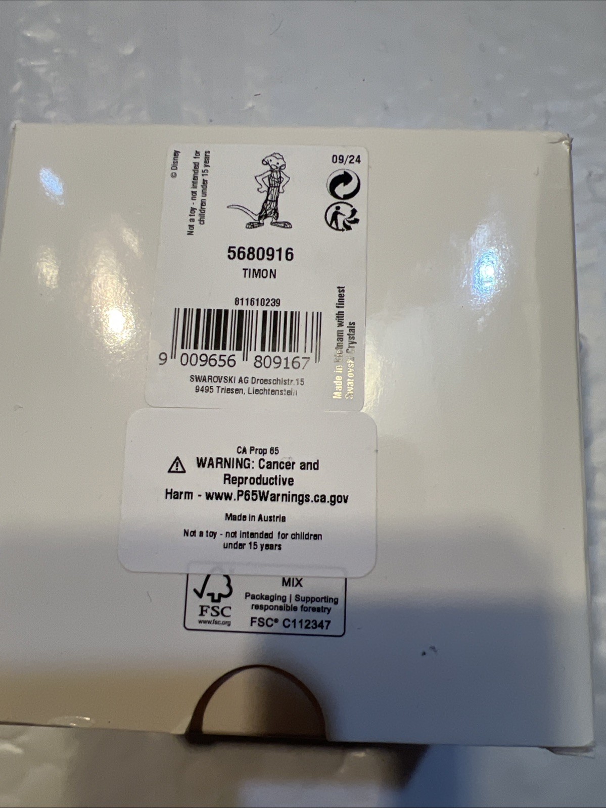 Swarovski Disney The Lion King – Timon, 5680916, Figurine, 2024, New