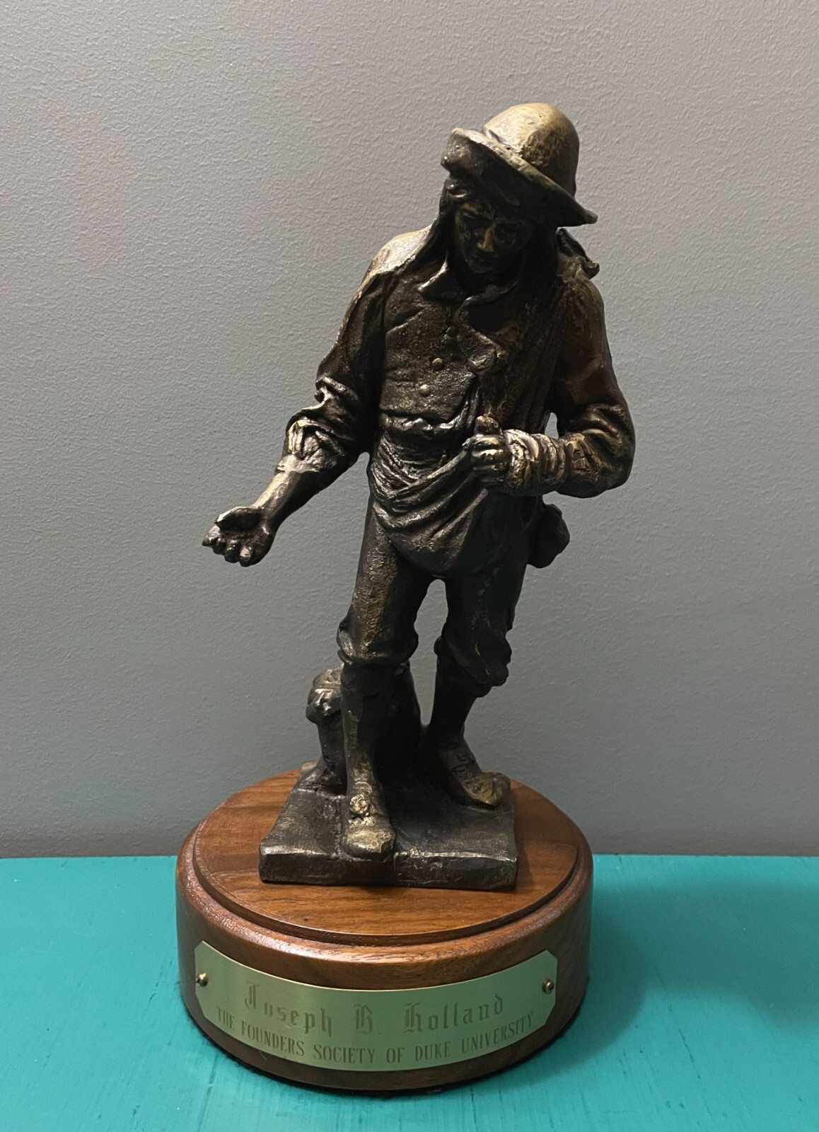 Duke University Founders Society The Sower Bronze Art Sculpture Statue Replica