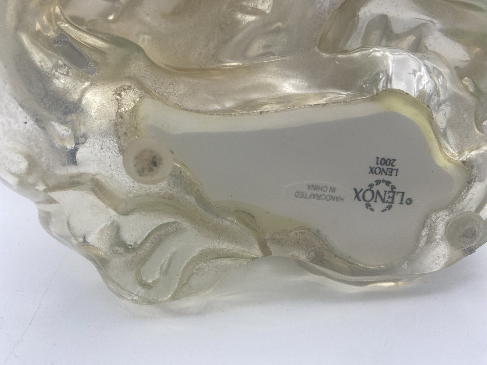 Lenox 2001 Acrylic Resin Dolphins Riding The Waves Seashells Beach Ocean Theme