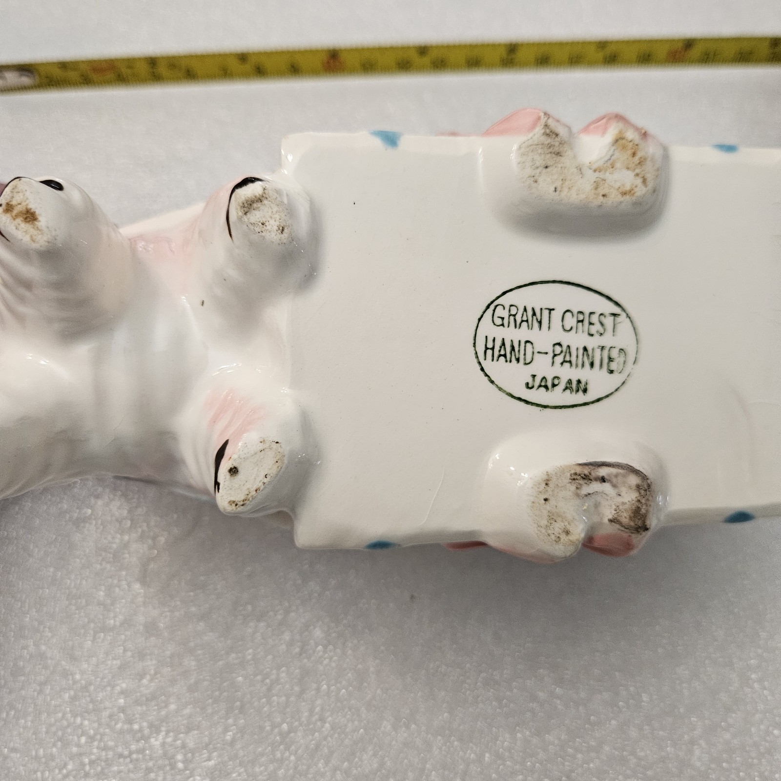 Vintage Lamb And Cart From 60s – Made In Japan 6in X 2.5 X 3