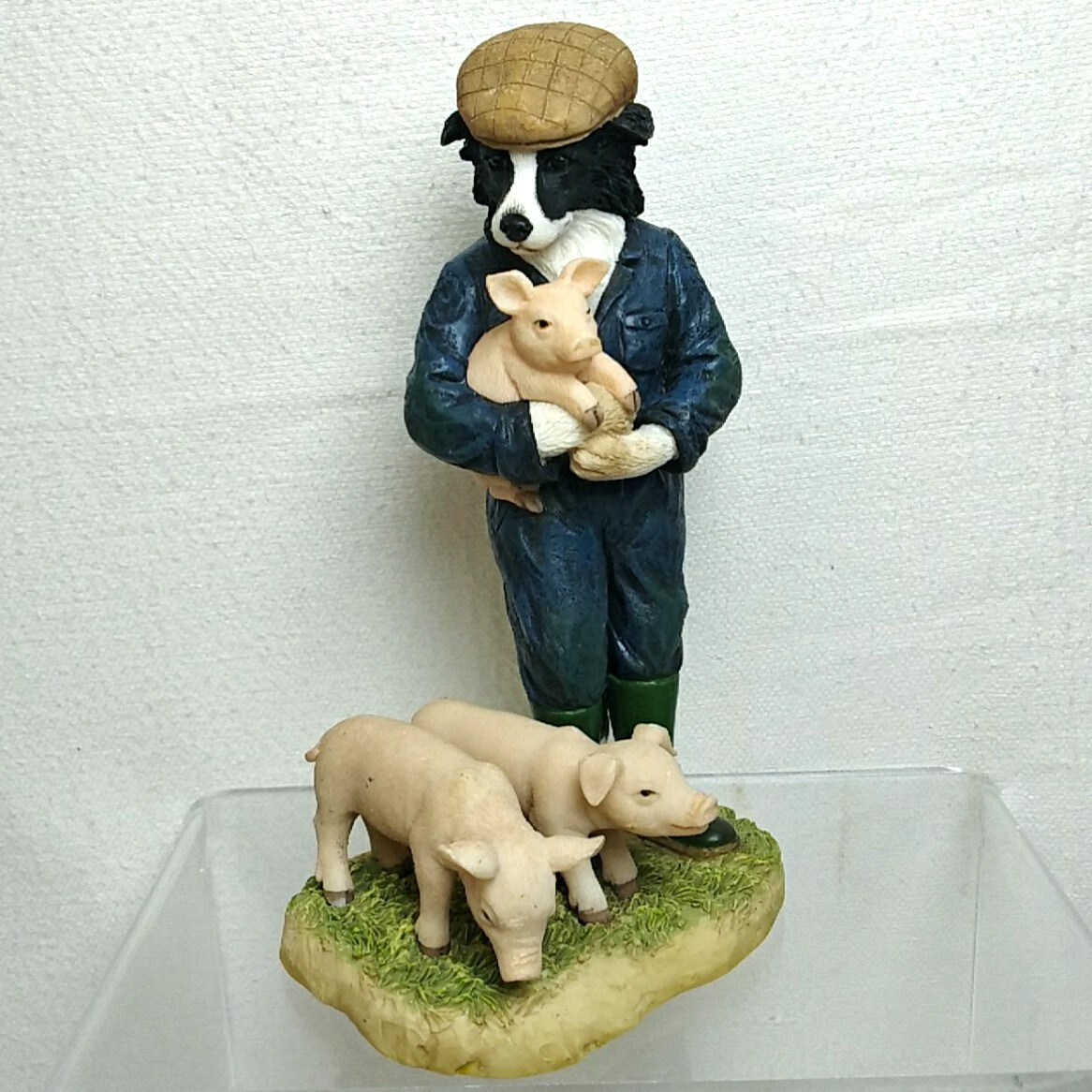 Border Fine Arts Old Bob & Friends Three Of A Kind Scottish Collie Pigs