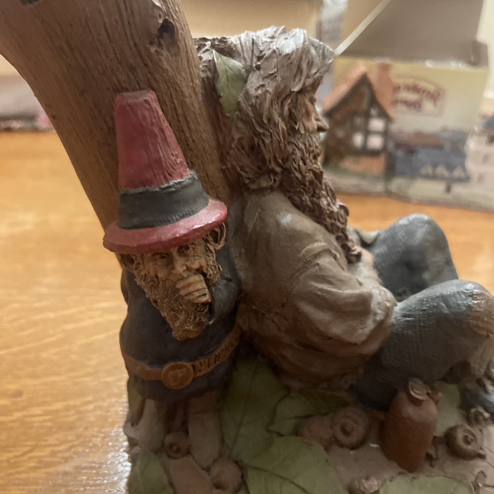 Rip Van Winkle – Tom Clark. Cairn Studio. Fantastic Sculpture. With Coin