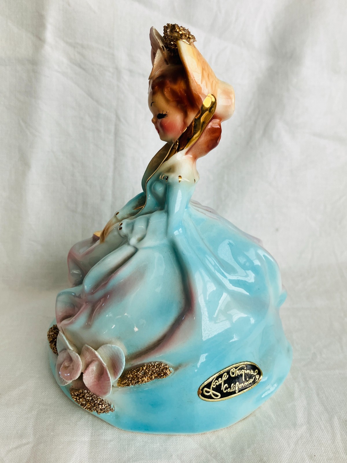 Josef Originals GAIL The Garden Party Series Blue Dress 5” Figurine 240