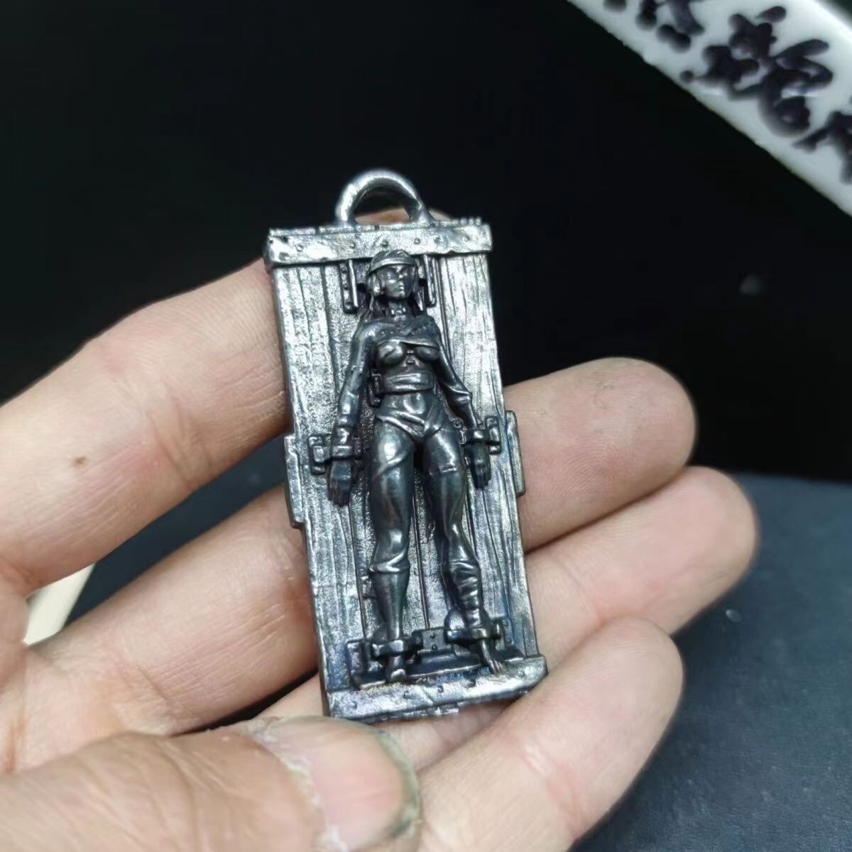 Pure Copper To Do The Old Black Sexy Beauty Girl Handbag Binding Beauty Model