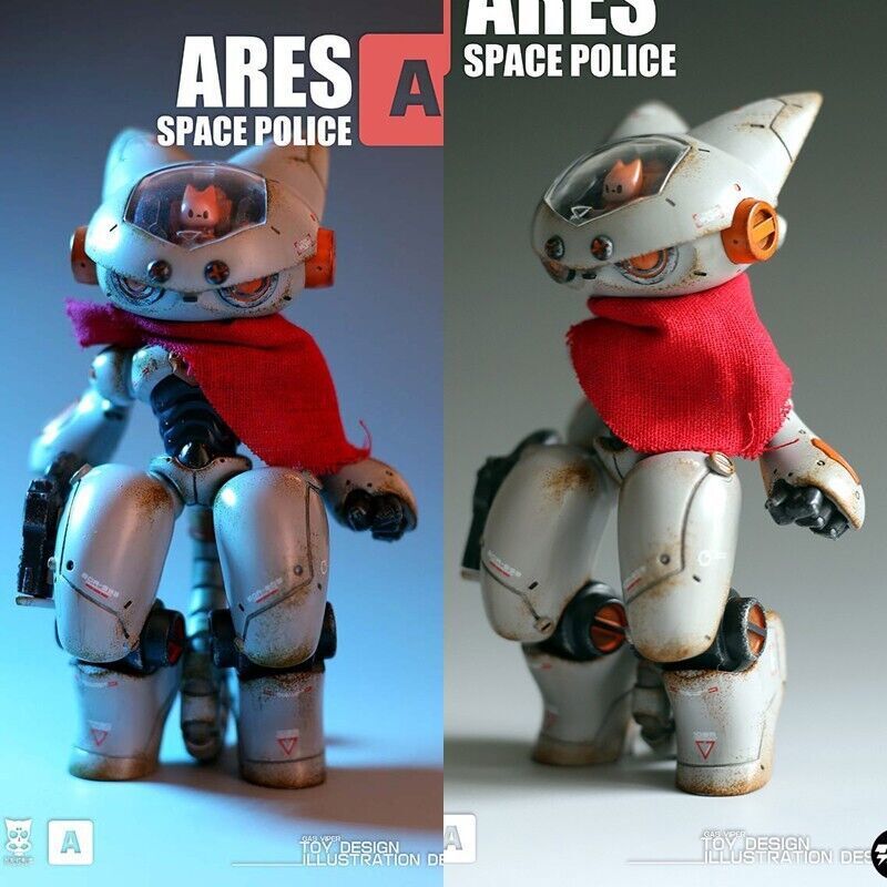 ARES Space Police 15cm Limited Art Toy Collectibles Figure New Toy In Stock