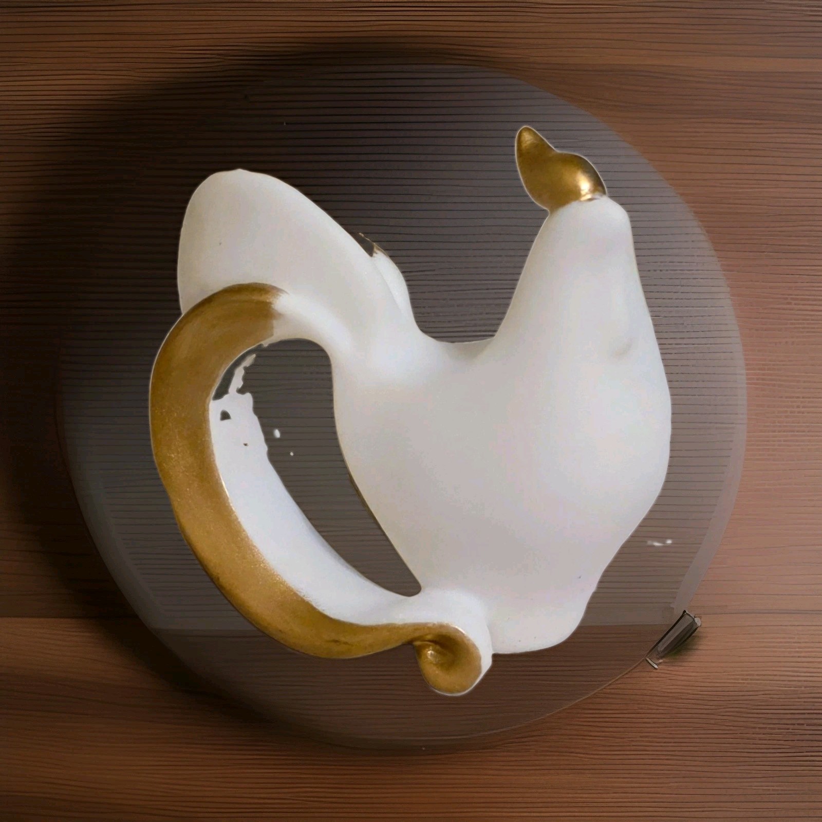 GALLERY CHUAN CERAMIC ROOSTER ABSTRACT FIG. MADE IN TAIWAN FROM WYNN LAS VEGAS