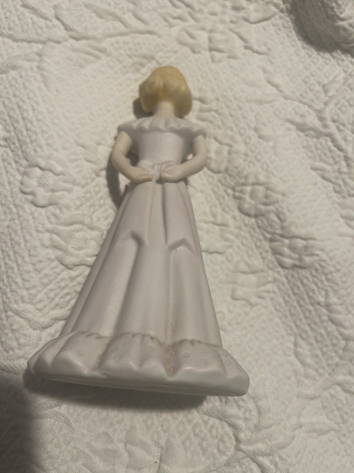 Enesco Growing Up Birthday Girl (13) Blond Girl In Pastel Dress 6” High No Box