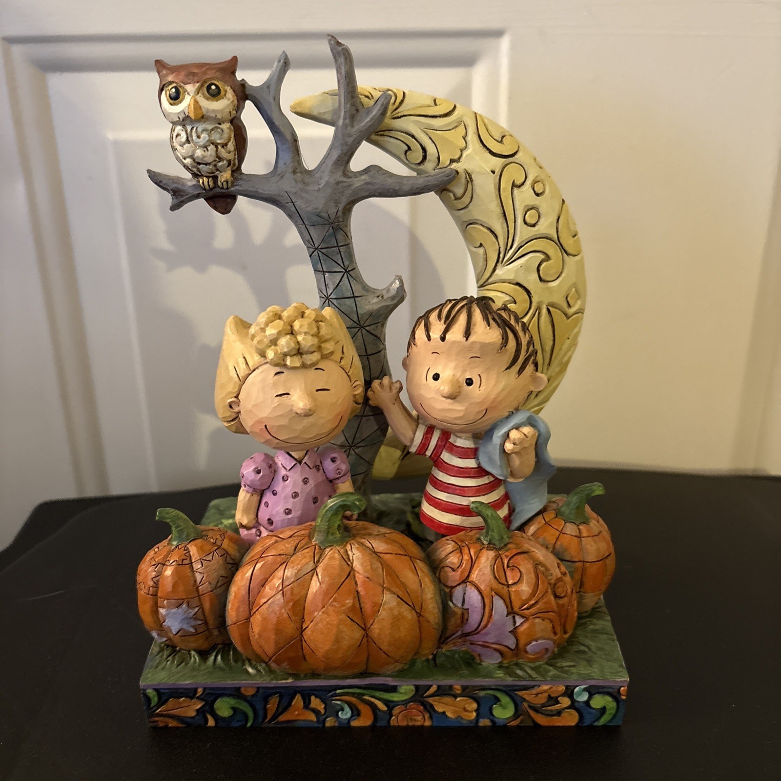 Jim Shore Peanuts Waiting for the Great Pumpkin 2014 RARE Linus Sally 4042374