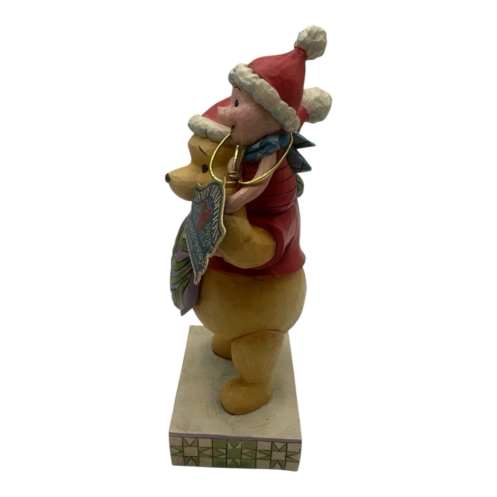 Jim Shore Winnie the Pooh Piglet Christmas Figurine Forever Friends 4027920
