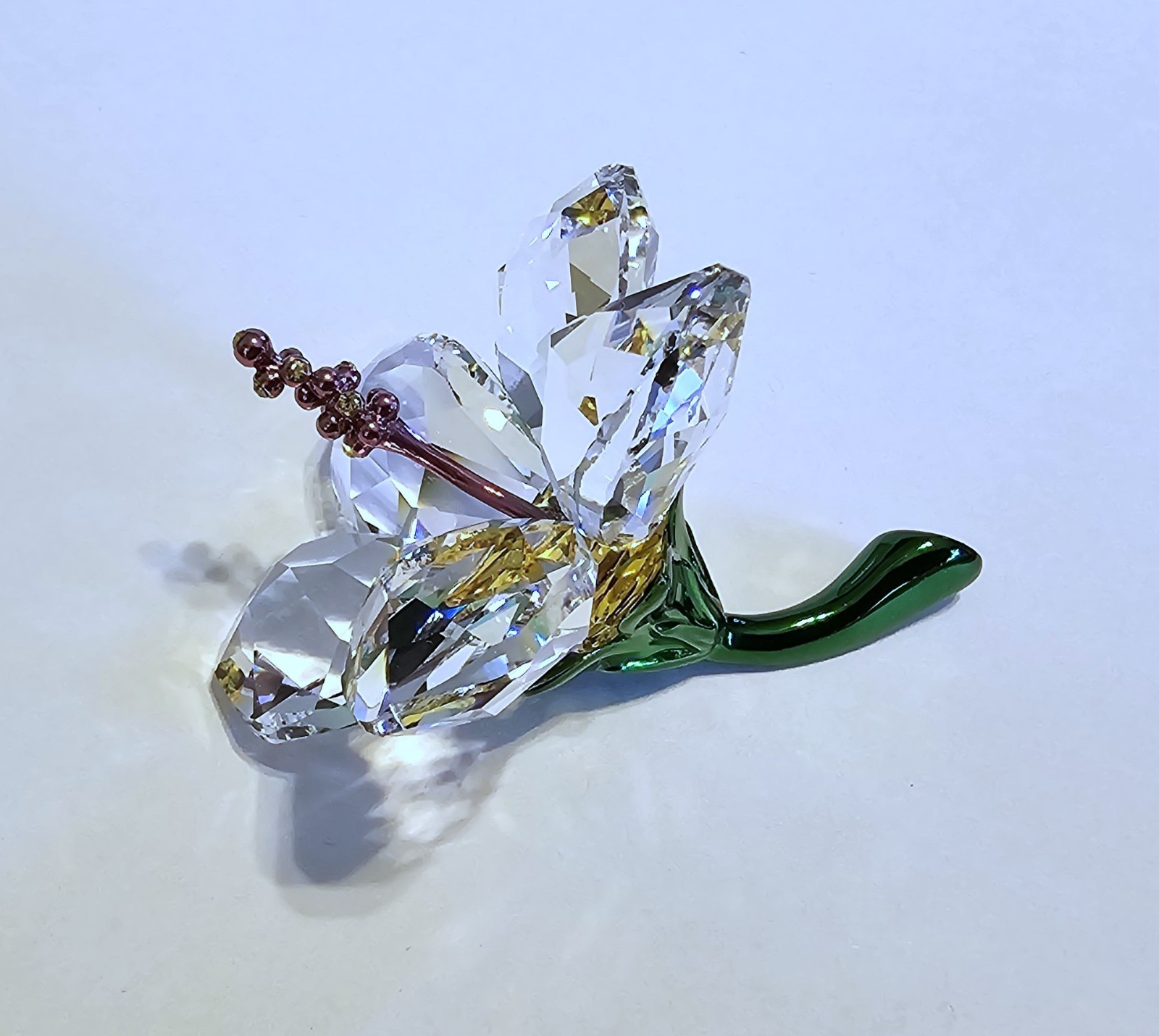 🌺 Swarovski Crystal 2025 “Florere Collection”, Hibiscus Flower Figurine NIB