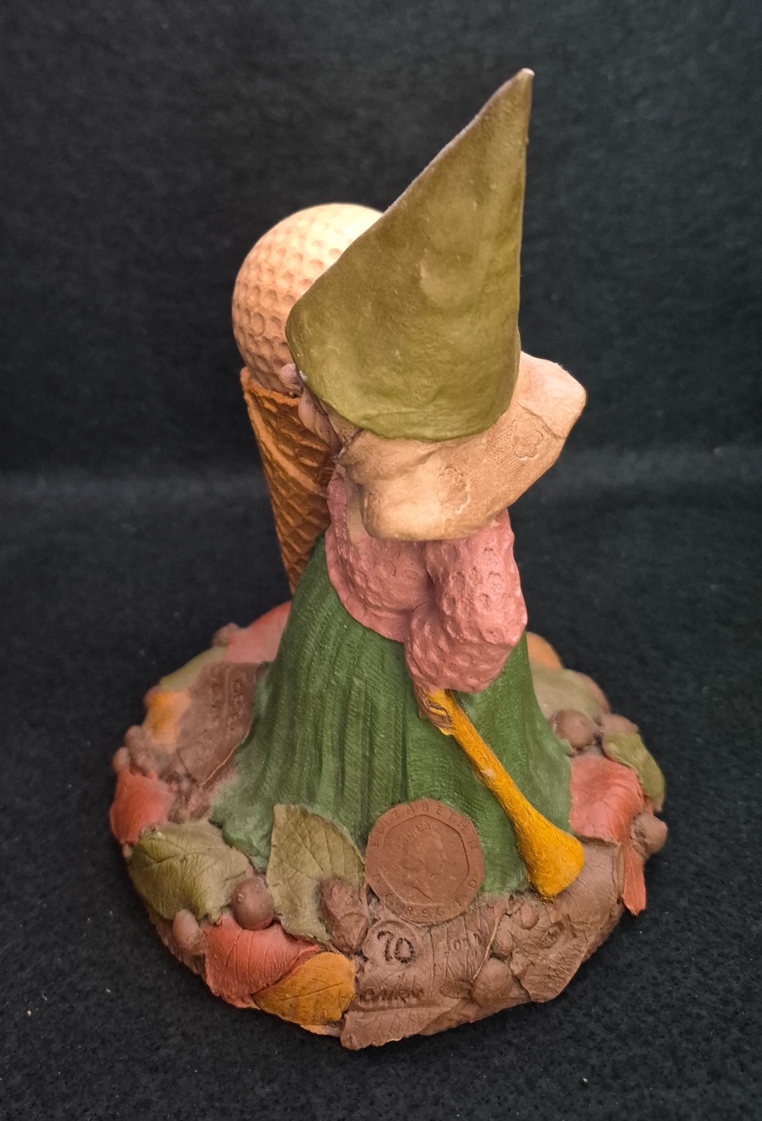 Tom Clark Cairn Gnome BABE Signed Edition 70 1988 Golf Ball in Ice Cream Cone