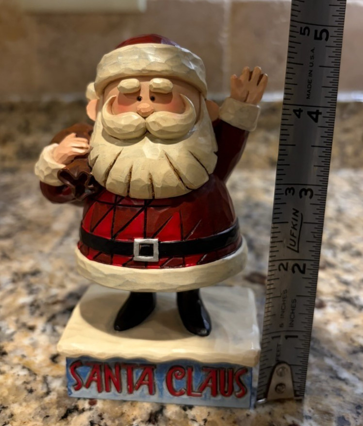 Jim Shore Rudolph Traditions Santa Claus Figurine 4025923 Waving Santa 2012