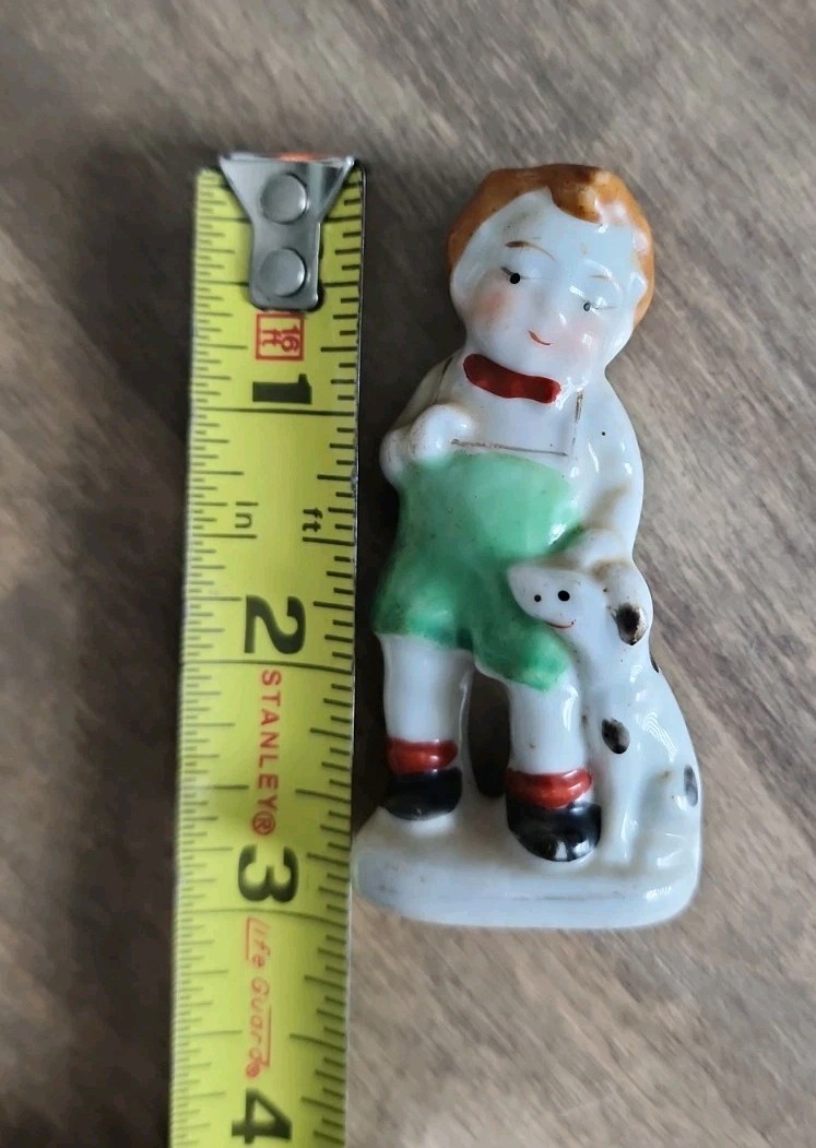 Vintage Porcelain Figures 2 Stamped Japan And 1 Occupied Japan
