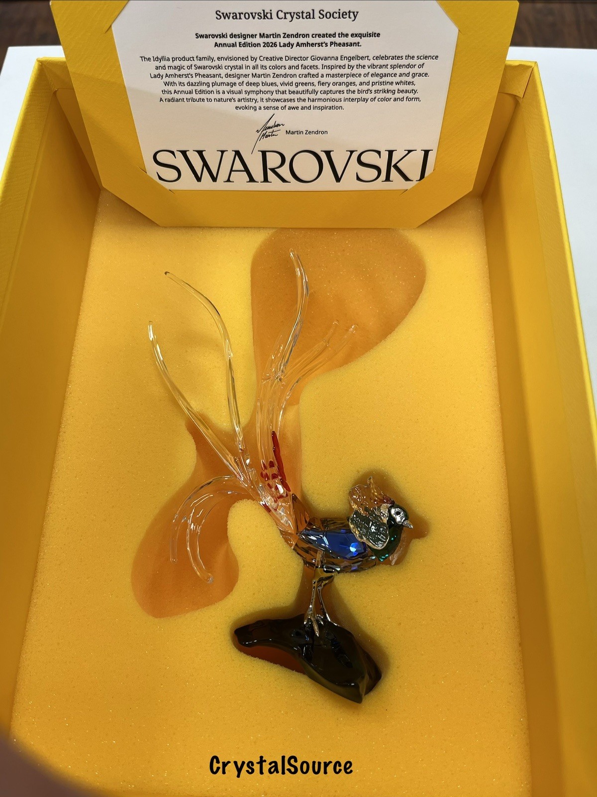 Swarovski Idyllia SCS Annual Edition 2026 Lady Amherst’s Pheasant 5718276