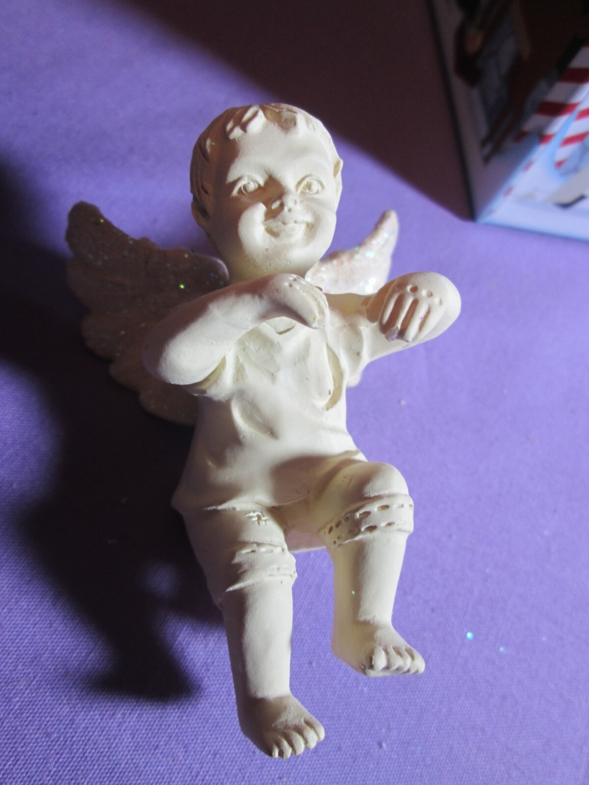 Set of 6 Angelstar Angel Children Clay Comfort Angels Hug & Sit Figurines 2005