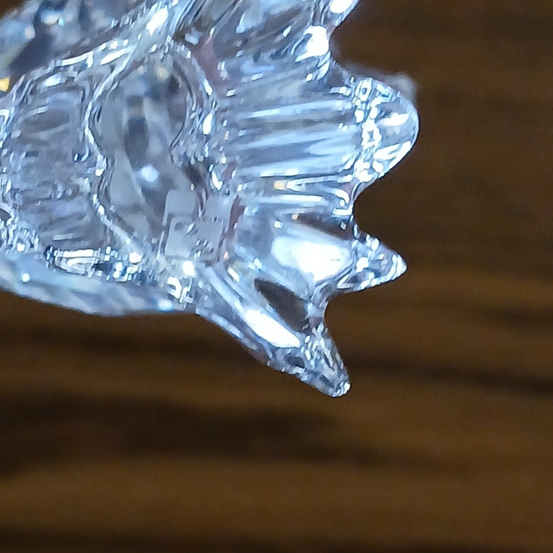 Swarovski Silver Crystal Rooster Figurine Retired