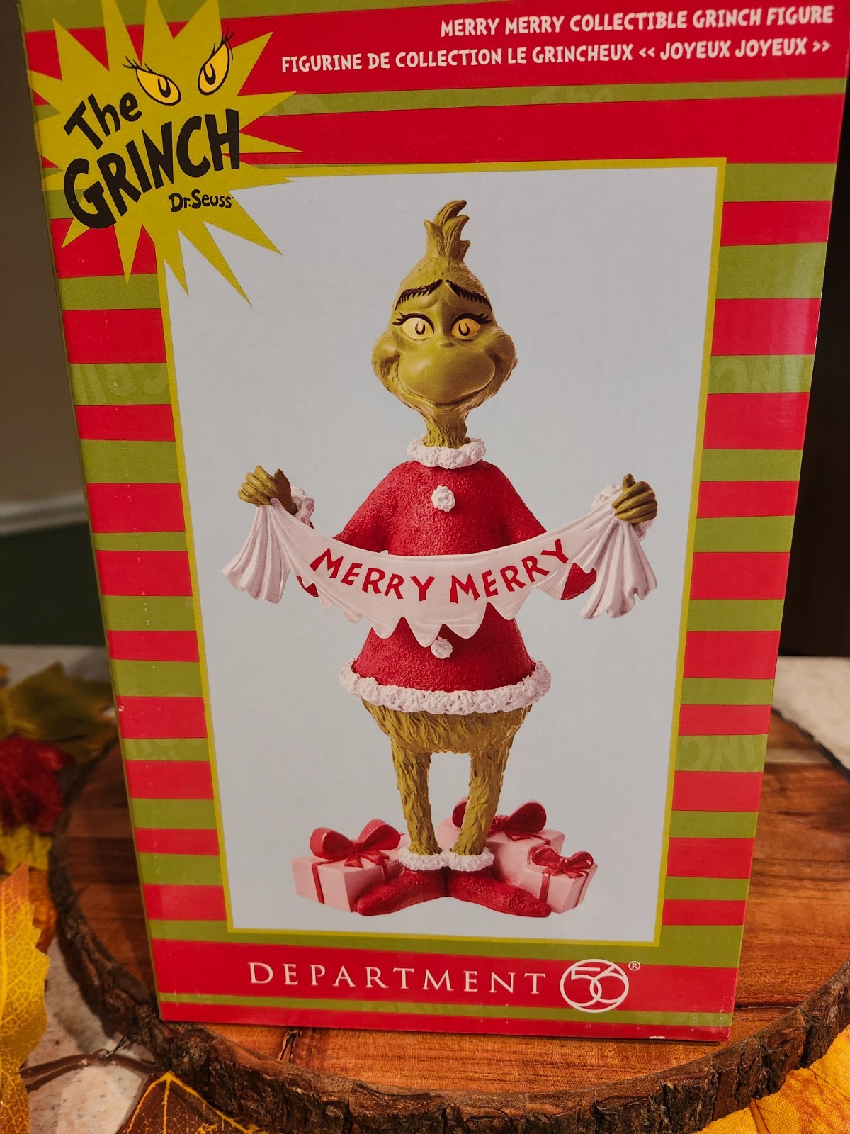 DEPT. 56 GRINCH 2023 RETIRED PIECE NEW IN BOX MERRY COLLECTIBLE FIGURE 6013492