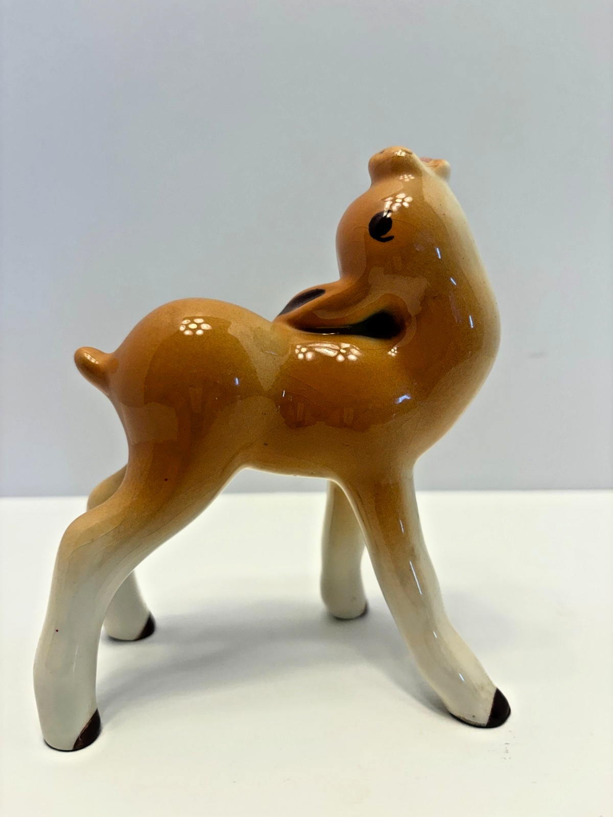 VTG MCM 1950S “DEER ME” CERAMIC FAWN FIGURINE BY ROBERT SIMMONS
