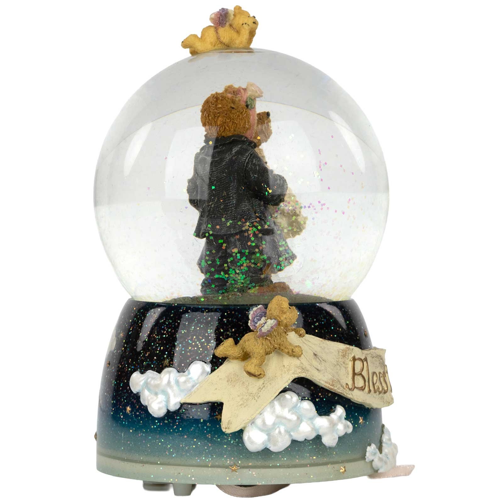 Boyds Bears Collection Bless This Baby Christening Waterball Figurine 270522 New