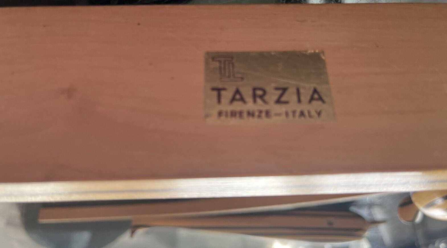 Tarzia Italy Firenze wooden wood 2 birds bird stand vintage good condition