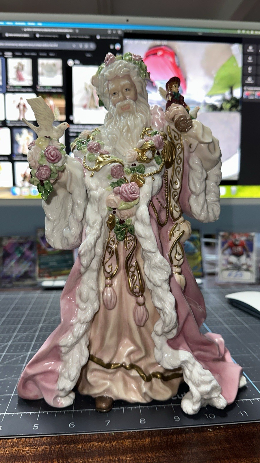 Franklin Mint vintage Father Christmas limited EditionNO.2114 by Alejandro Lemus