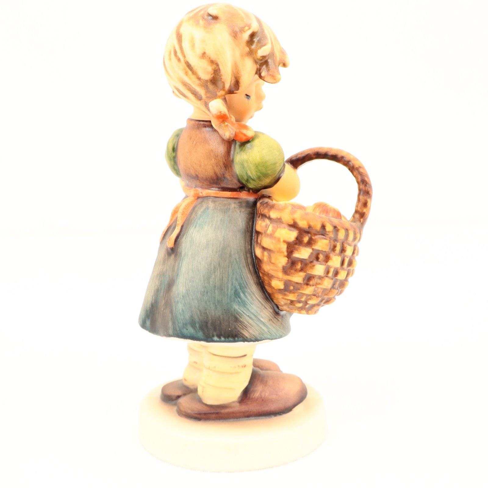 VTG Goebel Hummel Autumn Harvest Girl w Apples HUM 355 TMK-6 W Germany 1982 5″