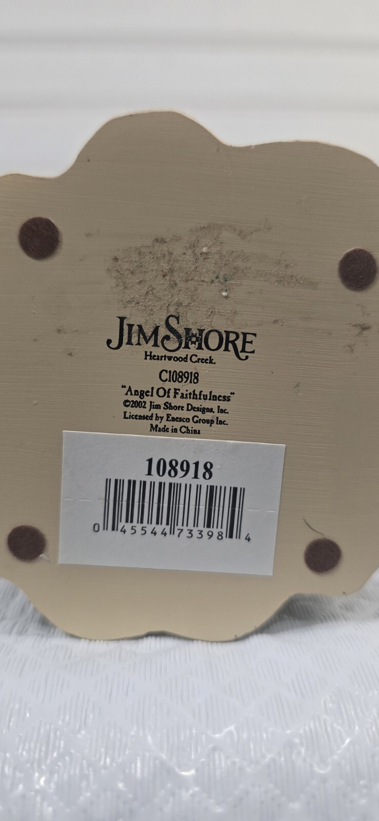Jim Shore Heartwood Creek Angel Of Faithfulness Figurine 2002 Hen Egg Basket