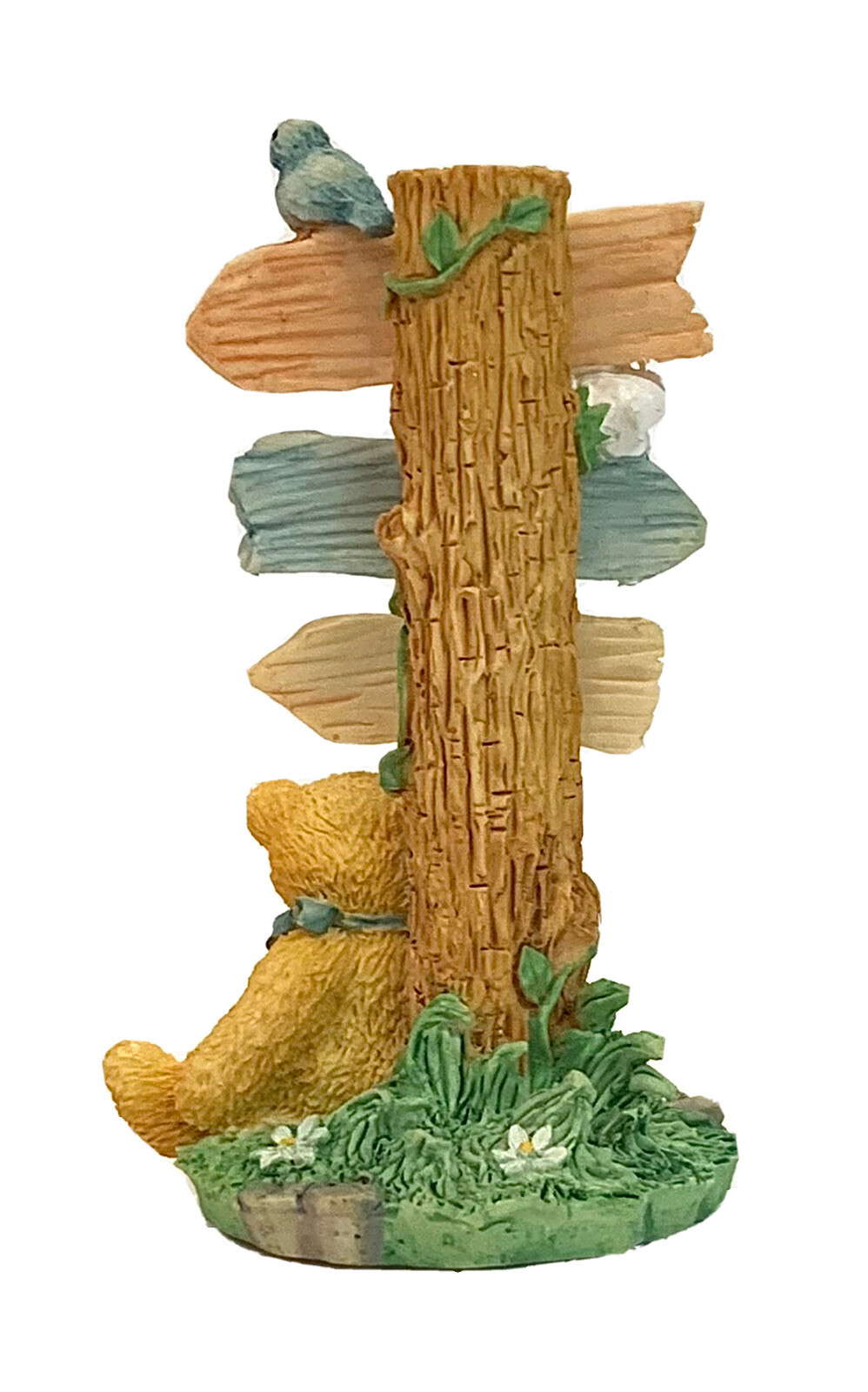 Cherished Teddies “Town Tattler Signage” 1995 Street Sign – CRT109 Enesco