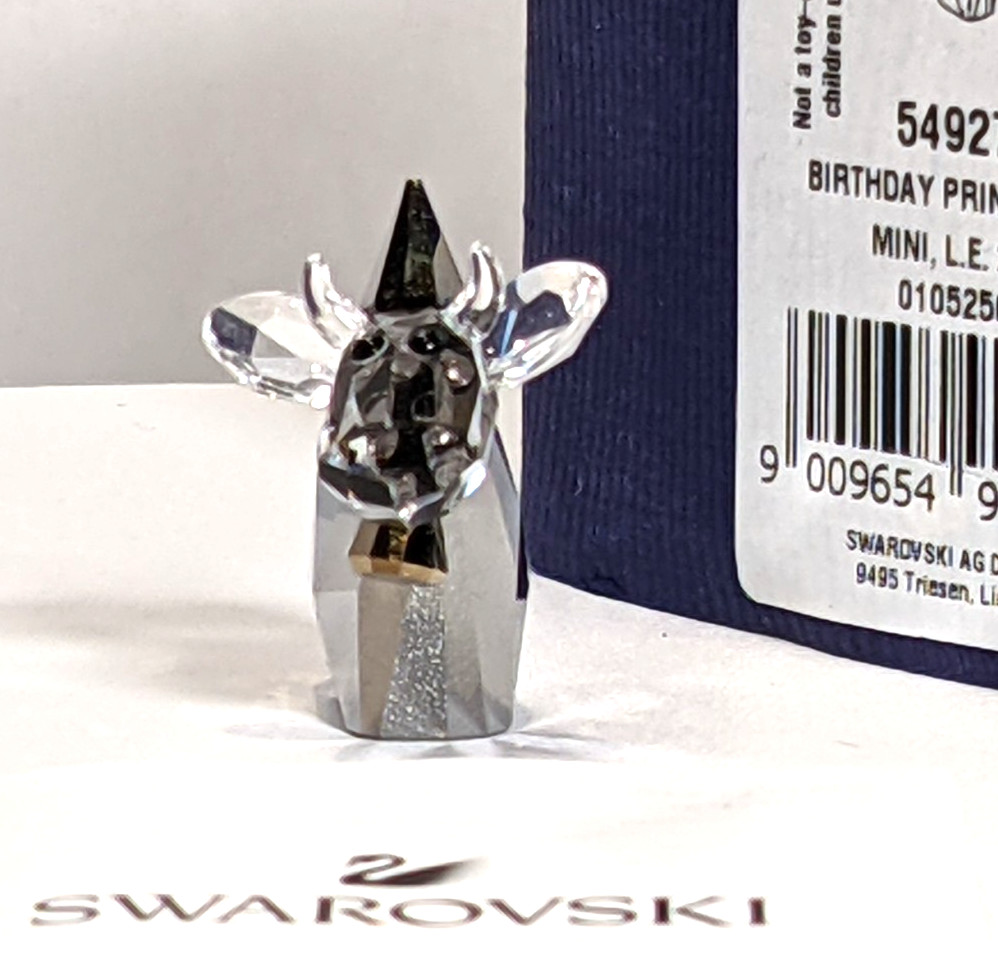 Swarovski BIRTHDAY PRINCESS MO Mini Color Crystal Figurine 5492747 Genuine* MiB!
