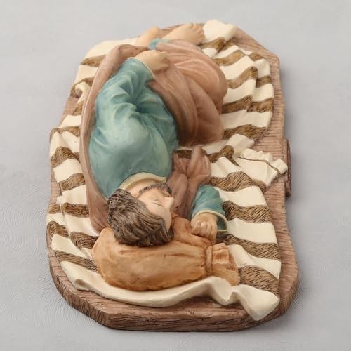 Veronese Design 8 1/4 Inch Sleeping Saint Joseph Polyresin Hand Painted Statue